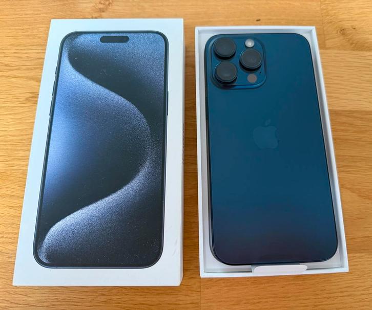 Apple iPhone 15 Pro Max 1to, Telecommunicatie, Mobiele telefoons | Apple iPhone, Zo goed als nieuw, 1 TB, Zonder simlock, iPhone 15 Pro Max