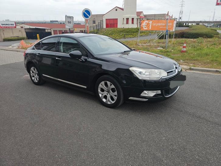 CİTROËN C5 EURO5 AUTOMATIQUE 163CV, Auto's, Citroën, Particulier, C5, Diesel, Euro 5, Berline, 5 deurs, Automaat, Zwart, Zwart