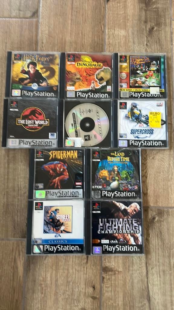 Lot De 10 Jeux PS1 PlayStation Complets - Très Bon état - Jeux D'aventure Etc.