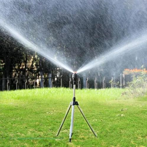 Tuinsprinkler 360-Graden Roterend + Statief & Verstelbaar, Tuin en Terras, Tuinsproeiers