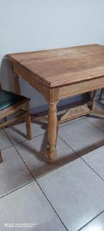 Gezandstraalde tafel met eventueel stoelen, Huis en Inrichting, Ophalen of Verzenden, Zo goed als nieuw