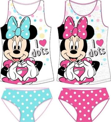 Minnie Mouse Ondergoed Dots (2 sets) - Maat 128/134 beschikbaar voor biedingen