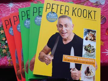 Kookboeken "Peter kookt" 5 stuks