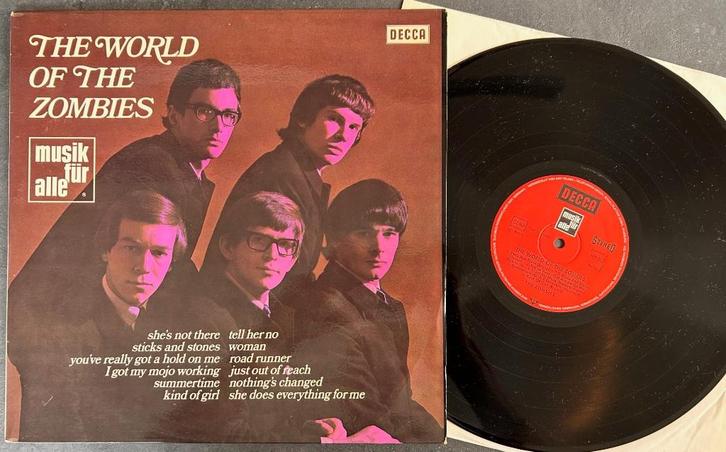 ZOMBIES - The world of the Zombies ( LP; NMINT ), Cd's en Dvd's, Vinyl | Rock, Zo goed als nieuw, Poprock, 12 inch, Verzenden
