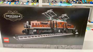 Lego 10277 locomotive crocodile neuf, Comme neuf, Ensemble complet, Lego