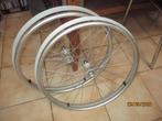 Aluminium wielvelgen voor rolstoel (zonder banden), Ophalen of Verzenden, Gebruikt, Duwrolstoel