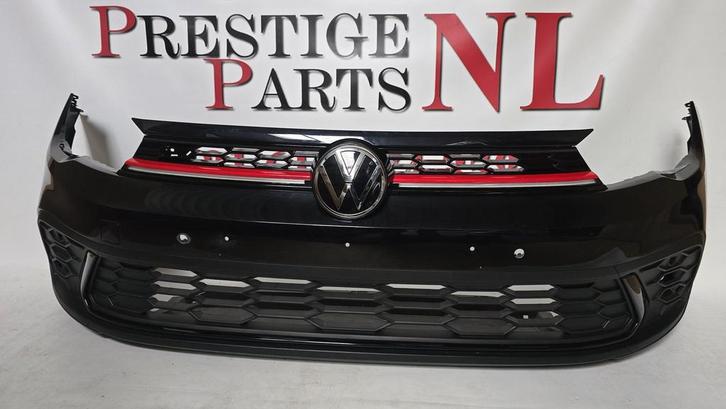 Voorbumper VW Polo 2G AW Facelift GTI LED GRILL PDC bj.2022-, Auto-onderdelen, Carrosserie, Bumper, Voor, Gebruikt, Herkomst onderdeel bekend