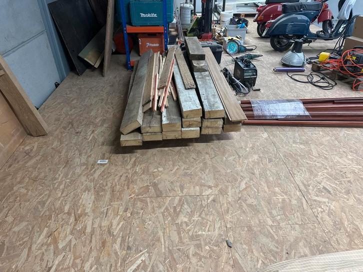 oude Franse eik,gedroogd, ideaal voor meubels of renovatie, Doe-het-zelf en Bouw, Vloerdelen en Plavuizen, Gebruikt, Ophalen