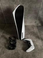 Ps5 disc edition met alle kabels erbij werkt perfect, Games en Spelcomputers, Ophalen, Zo goed als nieuw, Playstation 5