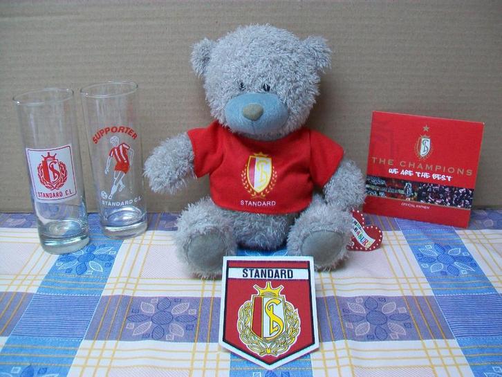 Standard Luik - Standard de Liège - Glas - Cd The Champions, Verzamelen, Sportartikelen en Voetbal, Zo goed als nieuw, Overige typen