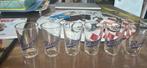 Set van 6 Ricard-glazen uit het mummietype uit de jaren 60, Verzamelen, Ophalen of Verzenden, Gebruikt, Overige typen