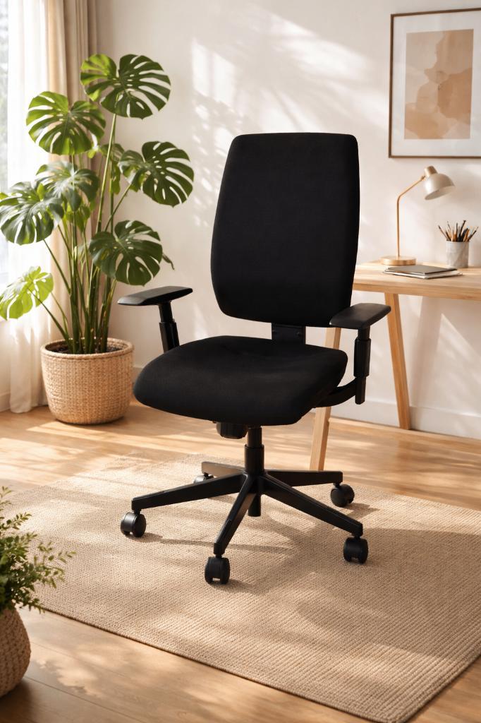 Ergonomische bureaustoel Giroflex – professioneel – zwart, Maison & Meubles, Chaises de bureau, Comme neuf, Chaise de bureau, Noir