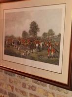 Engelse gravure Jacht, Antiek en Kunst, Ophalen