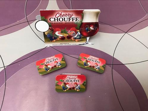 3 doosjes Cherry chouffe lip balsem + tafelbordje, Verzamelen, Merken en Reclamevoorwerpen, Nieuw, Gebruiksvoorwerp, Ophalen of Verzenden