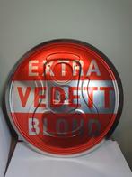 Metaal Reclamebord - Extra Vedett Blond -, Ophalen of Verzenden, Gebruikt, Reclamebord, Plaat of Schild, Overige merken
