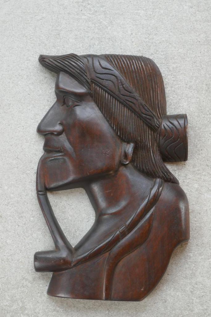 Femme africaine qui fume avec une pipe, Antiquités & Art, Art | Sculptures & Bois, Enlèvement ou Envoi