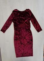 Robe velours rouge bordeaux - Atmosphère - taille 36 - dos n, Vêtements | Femmes, Robes, Rouge, Enlèvement ou Envoi, Taille 36 (S)