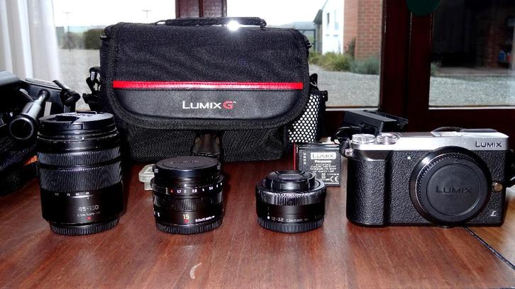 Pack Panasonic Lumix gx80 Hybride 4/3, TV, Hi-fi & Vidéo, Appareils photo numériques, Comme neuf, Reflex miroir, Autres Marques