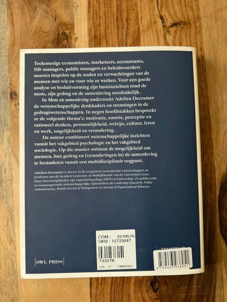 Mens en Samenleving, Boeken, Kunst en Cultuur | Beeldend, Zo goed als nieuw, Ophalen