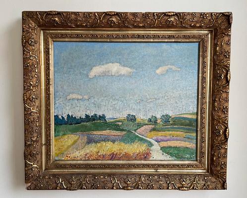 Impressionistisch olieverfschilderij van Louis Dürr 1920, Antiek en Kunst, Kunst | Schilderijen | Klassiek, Ophalen