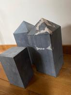 Blauw steen boeken steun, Ophalen, Nieuw