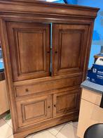 Meuble tv en merisier style Louis Philippe, Louis Philippe, 100 à 150 cm, Utilisé, Autres essences de bois