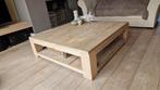 Teak Salontafel landelijk 120x120 groot - heel mooi, Huis en Inrichting, Ophalen, Zo goed als nieuw