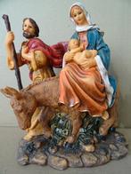 Statue de la Sainte Famille La fuite en Égypte 21cm résine, Enlèvement ou Envoi, Comme neuf, Image, Christianisme | Catholique