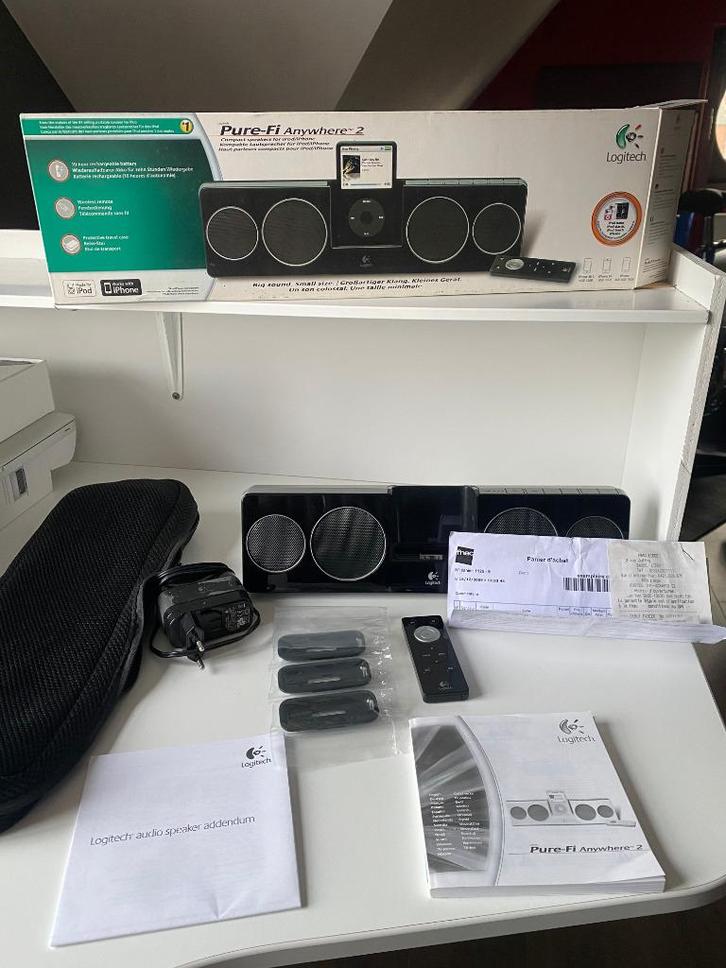 Baffle audio Logitech Pure-Fi Anywhere 2, Audio, Tv en Foto, Mp3-spelers | Overige merken, Gebruikt, Ophalen