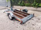 Motortrailer I Machinetransporter met zakbare laadvloer, Ophalen, Zo goed als nieuw