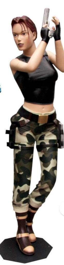 Tomb raider Lara Croft 180cm resine, Enlèvement ou Envoi, Comme neuf