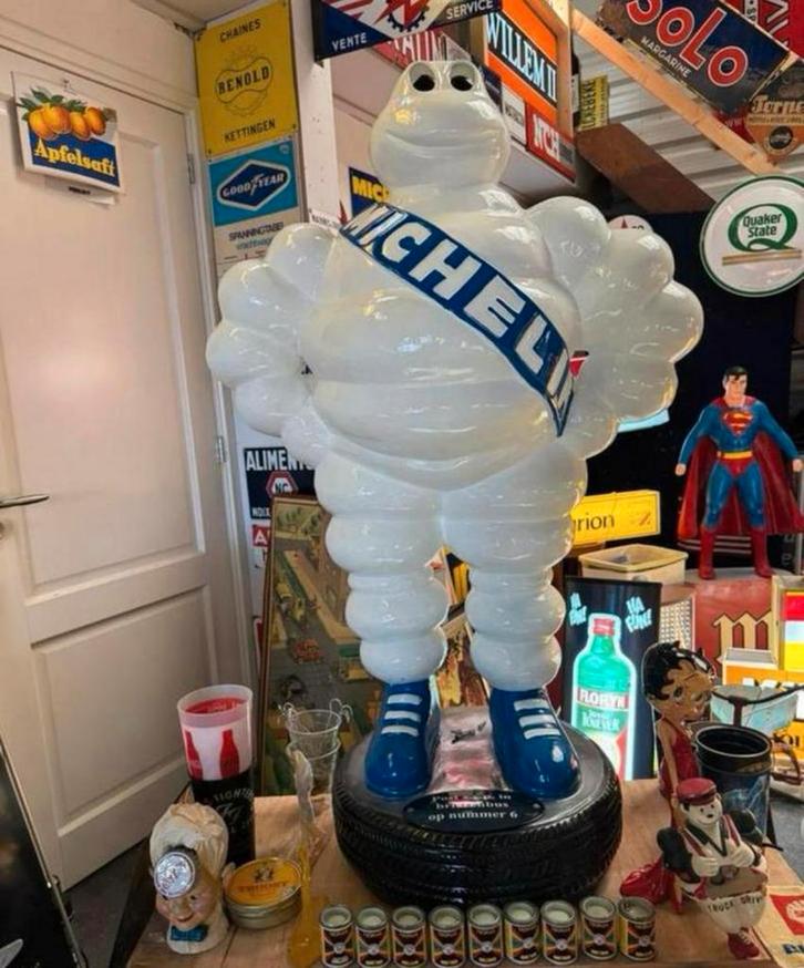 MICHELIN banden bibendum beeld XL, Verzamelen, Merken en Reclamevoorwerpen, Zo goed als nieuw, Reclamebord, Ophalen
