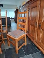Stoelen massief eik 6 stuks, Enlèvement, Comme neuf