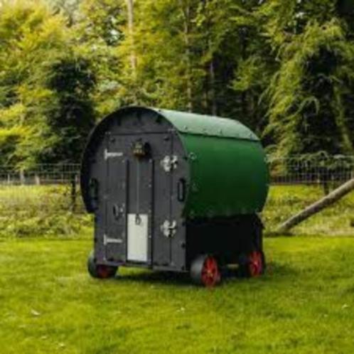 Nestera kippenhok Wagon - uniek design en gebruiksgemak!, Animaux & Accessoires, Volatiles | Accessoires, Neuf, Poulailler, Enlèvement ou Envoi