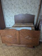 Houten bed, 140 CM breedte, Antiek en Kunst, Ophalen