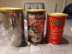 Oude blikken koffie en chocopoeder, Verzamelen, Blikken, Ophalen of Verzenden, Zo goed als nieuw, Koffie