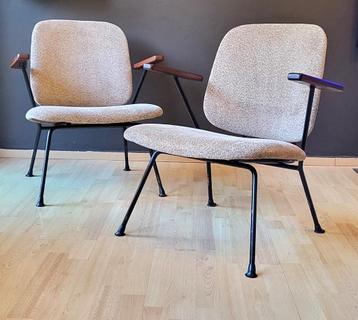 ✔️ Paar KEMBO designzetels Willem Gispen 60s'  beschikbaar voor biedingen