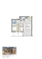Appartement te koop in Houthulst, 2 slpks, 77 m², Appartement, 2 kamers