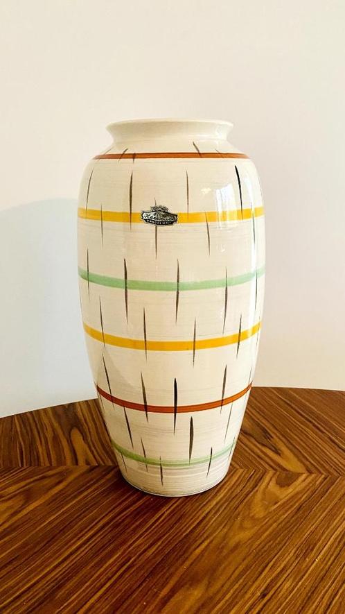 Grote Vintage XXL Keramiek Vaas – Bay Keramik (Jaren ‘70), Antiek en Kunst, Antiek | Vazen, Ophalen of Verzenden