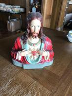Buste du Christ Sacré Cœur en plâtre, Antiquités & Art, Antiquités | Objets religieux, Enlèvement ou Envoi