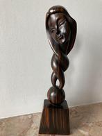 Beeld Maria, modern in hout: 32 cm, Antiek en Kunst, Ophalen of Verzenden