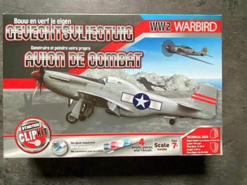 Bouwpakket WW2 - Warbird, Hobby en Vrije tijd, Modelbouw | Vliegtuigen en Helikopters, Nieuw, Vliegtuig, Ophalen of Verzenden