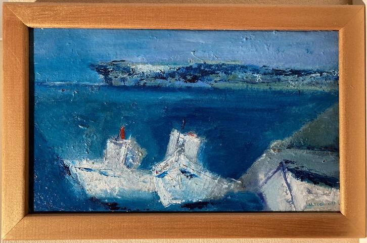 Œuvre de Liliane Lurcel, Antiek en Kunst, Kunst | Schilderijen | Klassiek, Ophalen