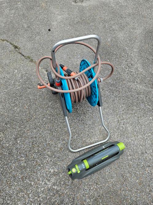 Tuinslang Gardena L=15+2 m inclusief toebehoren voor 50 euro, Tuin en Terras, Tuinslangen, Zo goed als nieuw, Tuinslang, Ophalen
