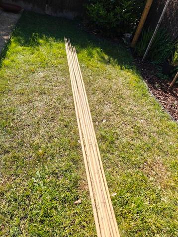 Bamboe stokken 4,8m lang 10 stuks, Tuin en Terras, Ophalen, Zo goed als nieuw