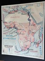 Affiche scolaire double face : Afrique et Europe économique, Ophalen of Verzenden, Aardrijkskunde
