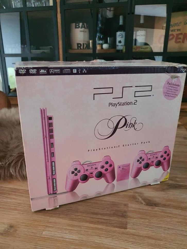 Ps2 slim limited pink, Games en Spelcomputers, Spelcomputers | Sony PlayStation 2, Slim, Roze, Ophalen