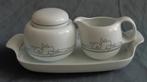 Hutschenreuther Siena suiker en melk set wit porselein, Huis en Inrichting, Keuken | Servies, Verzenden, Zo goed als nieuw, Porselein