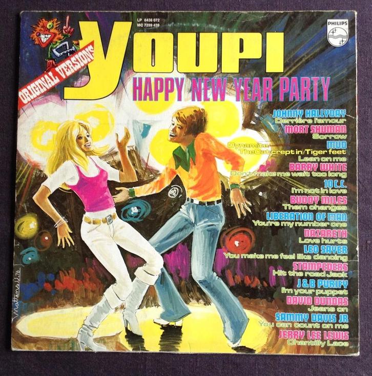 LP ‎ Happy New Year Party Hits 1976, Cd's en Dvd's, Vinyl | Verzamelalbums, Zo goed als nieuw, Pop, 12 inch, Ophalen of Verzenden