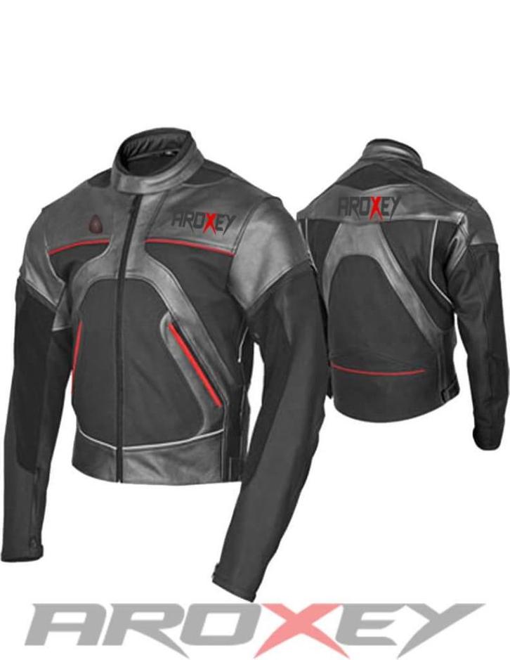 Nieuwe CE-goedgekeurde afneembare leren motorjas, Motoren, Kleding | Motorkleding, Jas | leer, Nieuw met kaartje, Verzenden